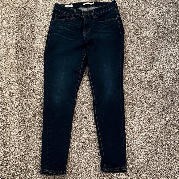 Levi’s Dark Blue Levi’s Curvy Skinny Jeans size 30x30 - Picture 3 of 14